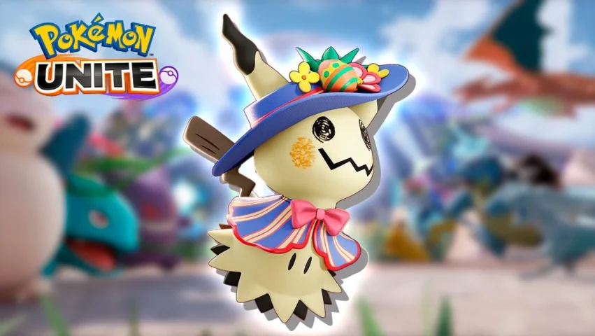 nuevo traje de Mimikyu Pokemon Unite