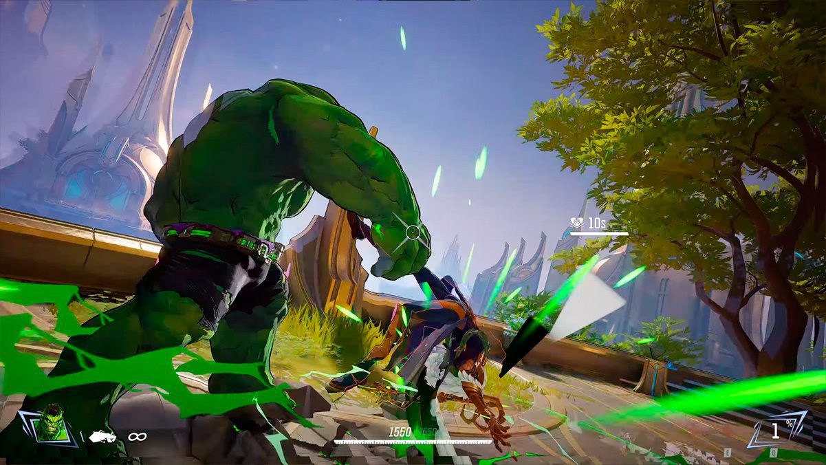 Ataque furioso Hulk en Marvel Rivals