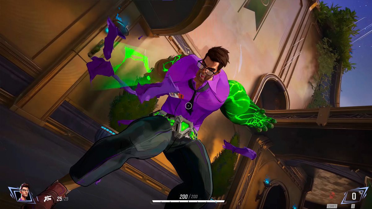 Bruce Banner transformándose en Hulk en Marvel Rivals