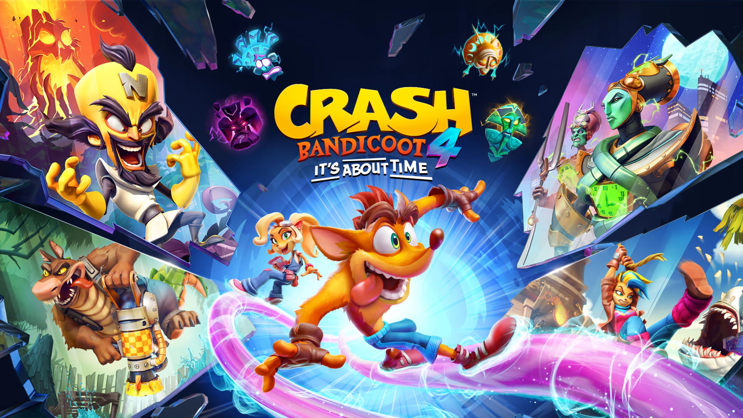 Crash Bandicoot 4 Its About Time uno de los mejores juegos de Toys for Bob