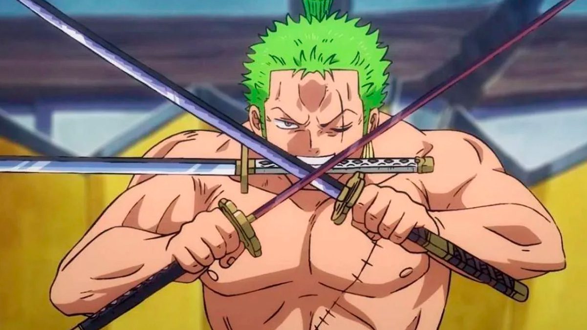 Zoro estilo tres espadas One Piece