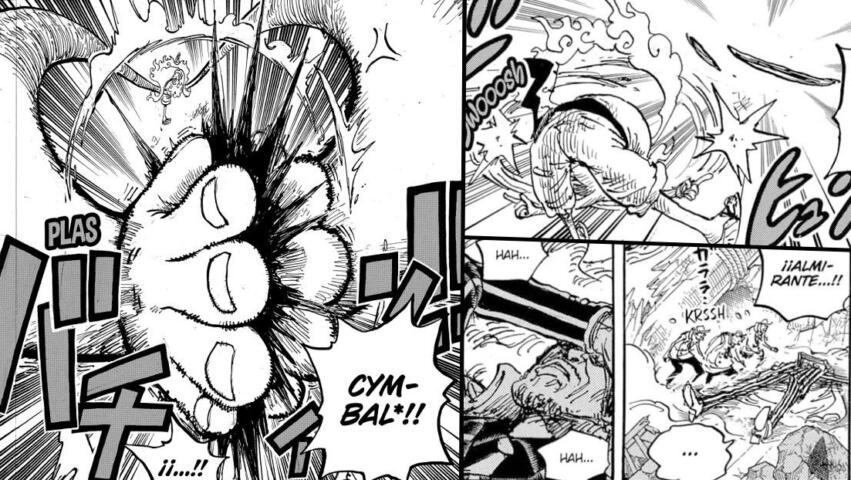 Luffy derrota a Kizaru