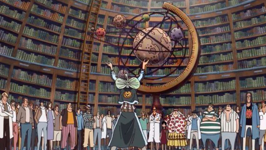 Planetario de Ohara en One Piece final